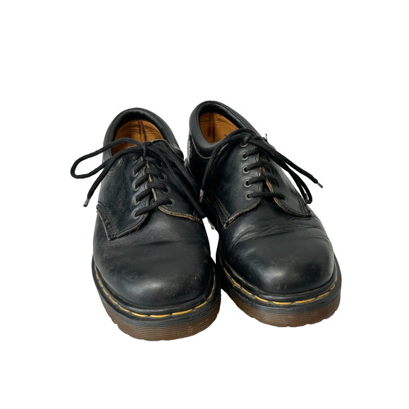 Dr. Martens Men's Crazy Horse Oxford 8053 Black Nappa Leather Casual Shoe Size 5 - Picture 1 of 14
